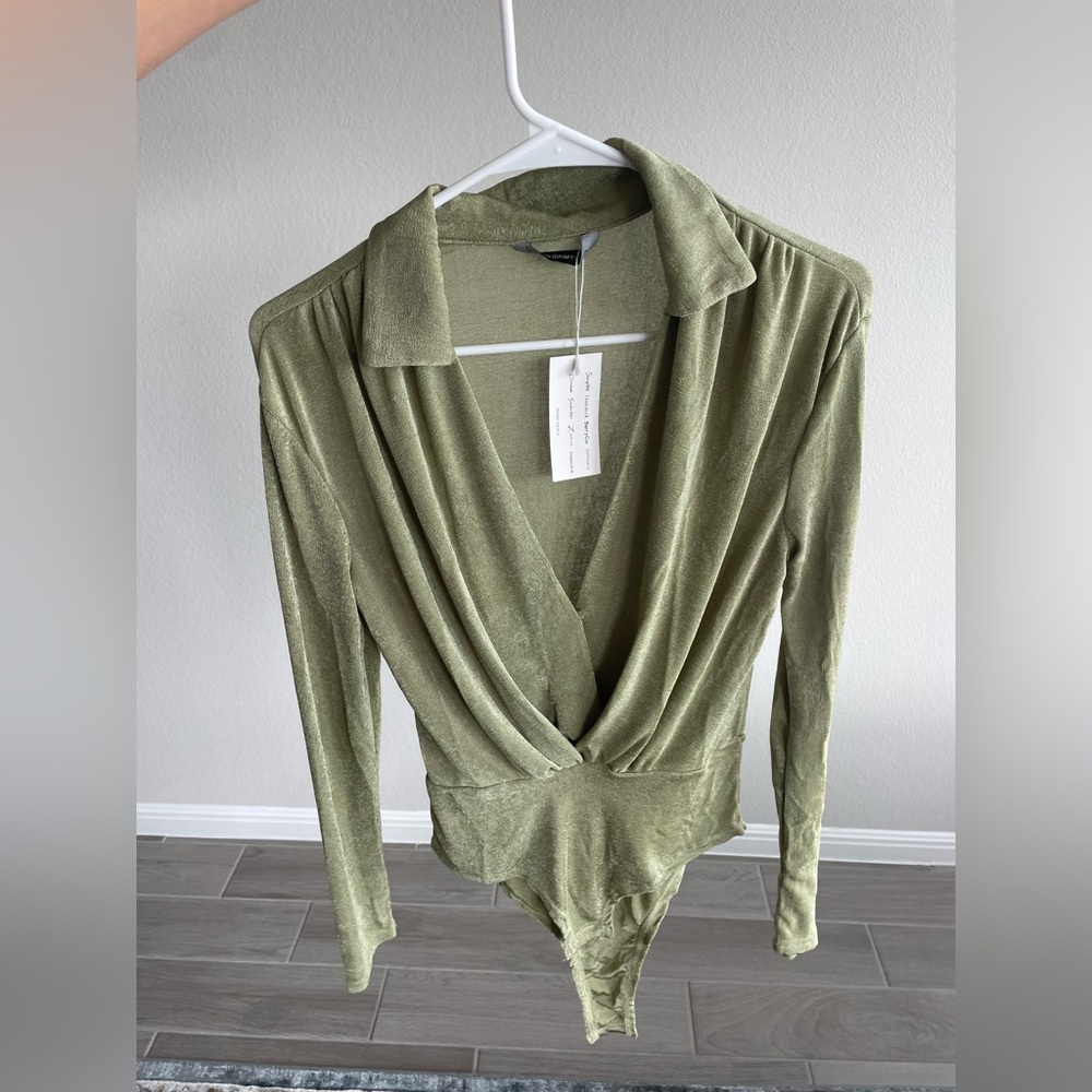 Green/Shimmery BodySuit